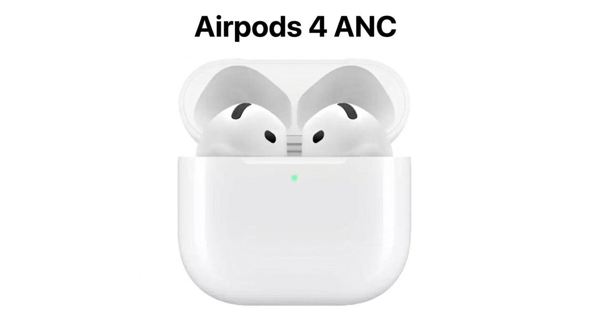 Apple AirPods 4 (2024) with Active Noise Cancellation